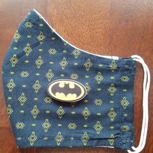 Face Mask ADULT Removable BATMAN